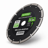 Диск алмазный отрезной сегментный 230 × 2,4 × 22,22 мм Apro