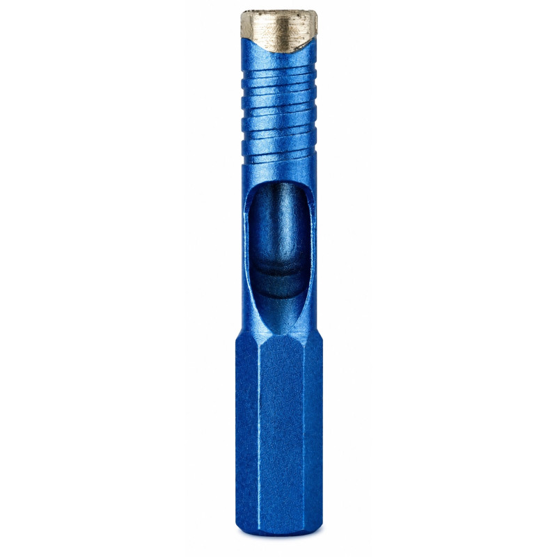 Свердло трубчасте з алмазним напиленням 10 × 65 мм Diager Blue Ceram