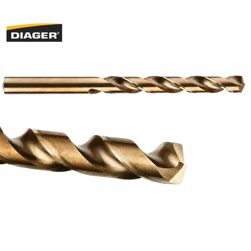Сверло по металлу 8,5 × 117 мм Diager HSS Cobalt 5%