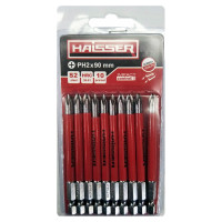 Набір насадок (біт) PH2х90мм Haisser, 10 штук в блістері