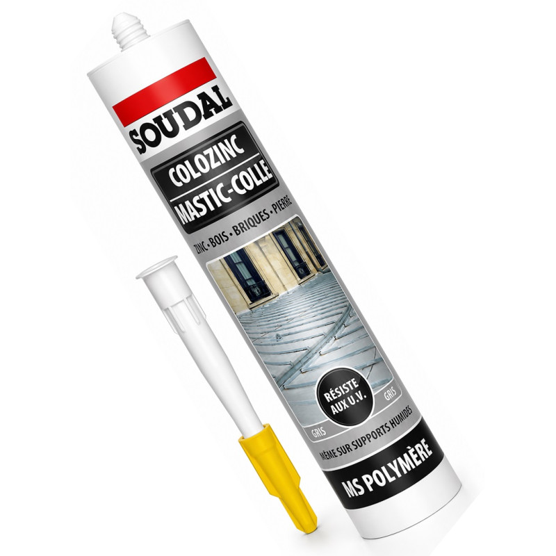 Герметик кровельный Soudal Colozinc 290 мл, прозрачный