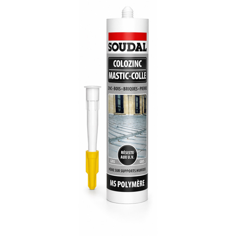 Герметик кровельный Soudal Colozinc 290 мл, прозрачный