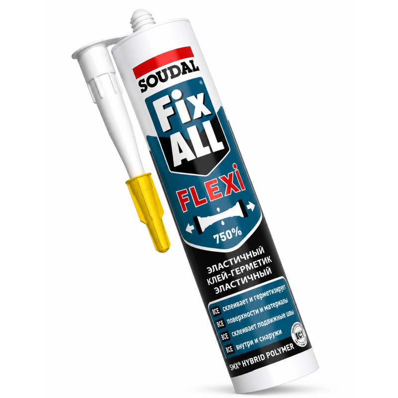 Клей-герметик Soudal Fix All Flexi 290 мл чёрный