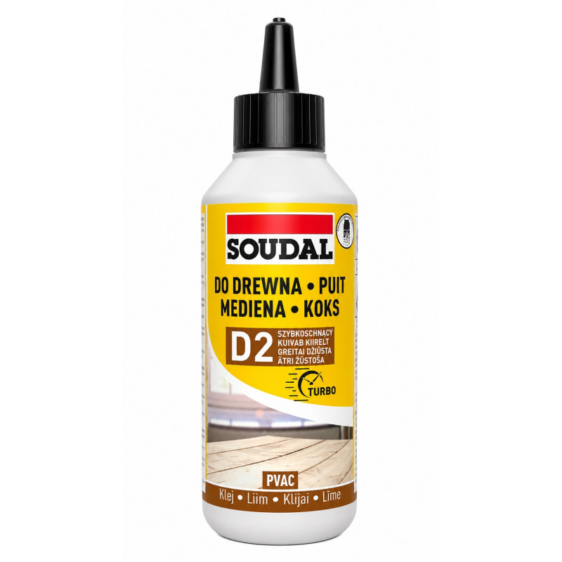 Клей для дерева Soudal 65А D2 Turbo 250 гр 