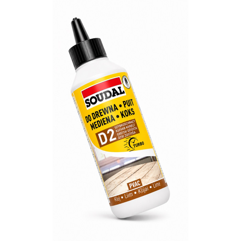 Клей для дерева Soudal 65А D2 Turbo 250 гр 
