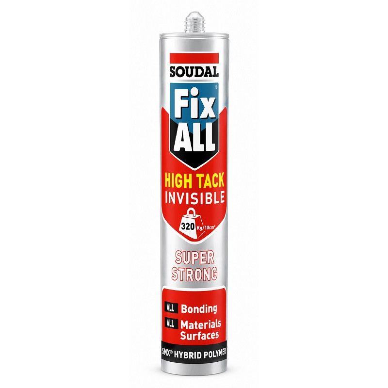 Клей-герметик Soudal Fix All HT Invisible 290 мл прозрачный