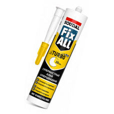 Клей-герметик Soudal Fix All Turbo 290 мл белый