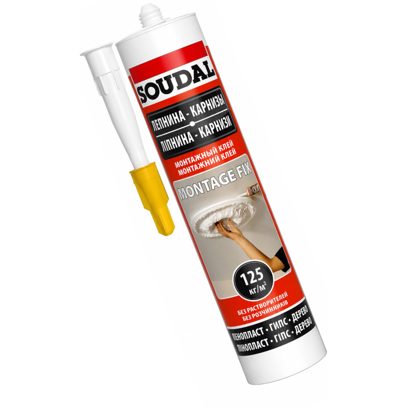 Клей монтажный Soudal Montage Fix 280 мл 