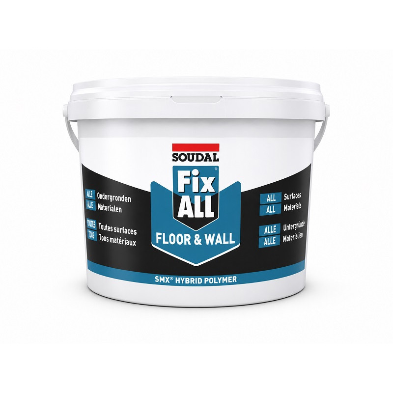 Клей-герметик Soudal Fix All Crystal 4 кг белый