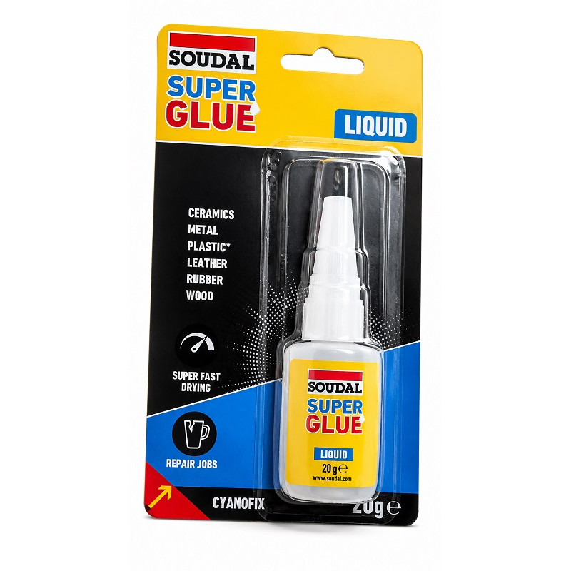 Клей секундний Soudal Cyanofix 84A 20 гр