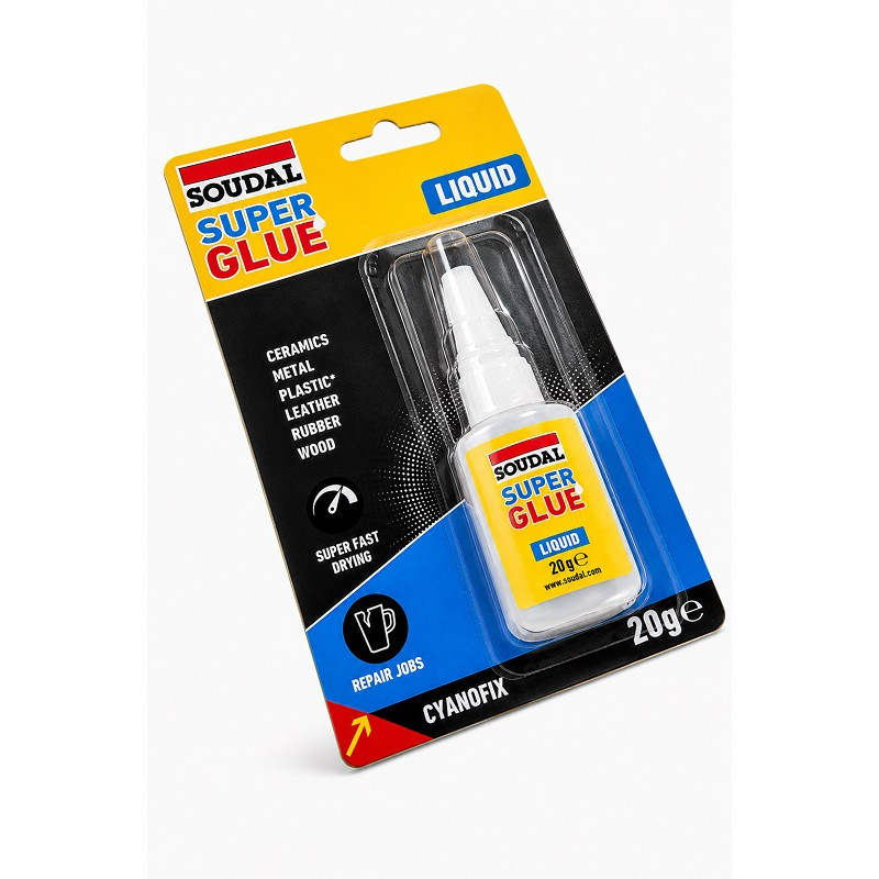 Клей секундний Soudal Cyanofix 84A 20 гр