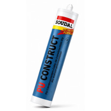 Клей конструкційний Soudal PU Construct 310 мл вологостійкий