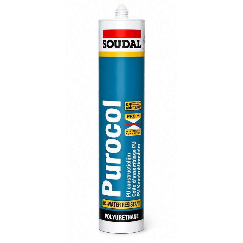 Клей конструкційний Soudal Purocol 310 мл поліуретановий