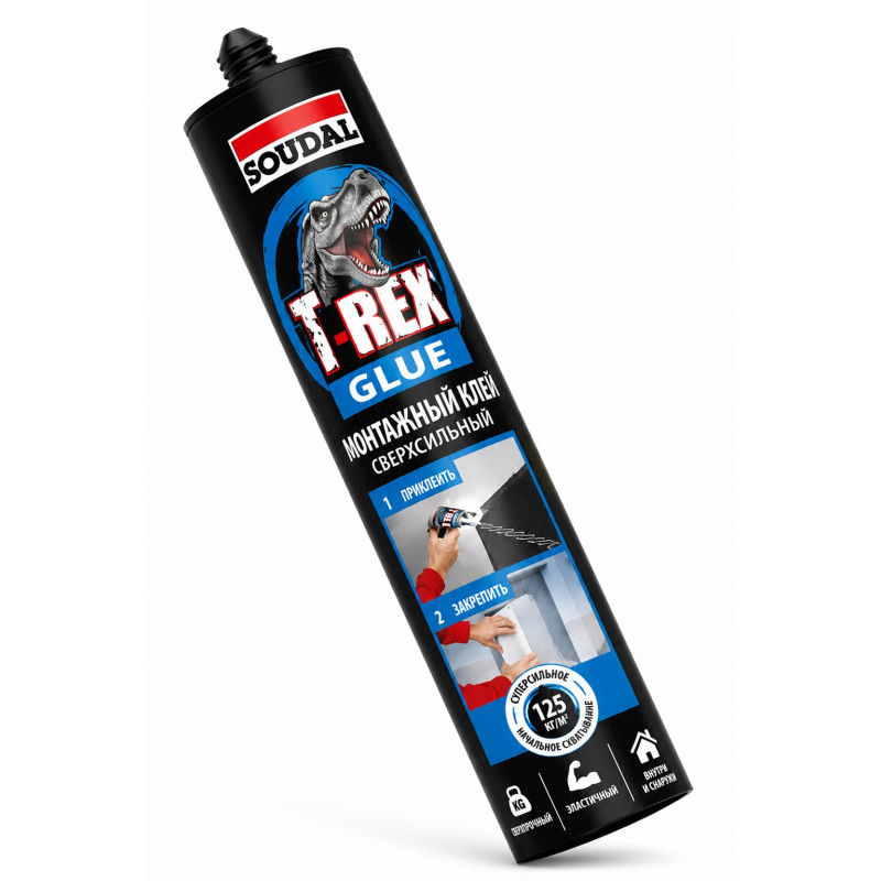 Клей монтажний Soudal T-Rex 310 мл прозорий