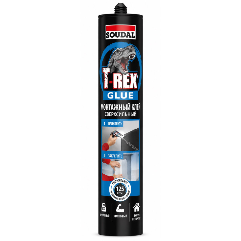 Клей монтажний Soudal T-Rex 310 мл прозорий
