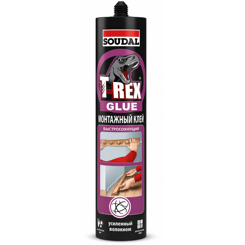 Клей монтажный Soudal T-Rex 310 мл быстросохнущий
