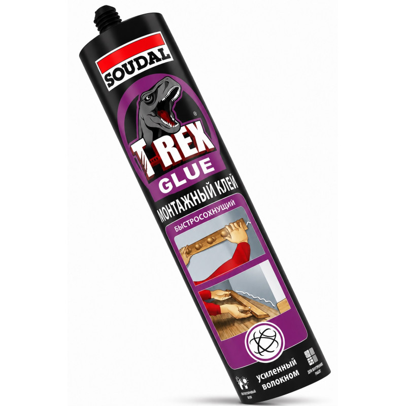 Клей монтажный Soudal T-Rex 310 мл быстросохнущий