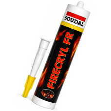 Герметик акриловый Soudal Firecryl FR 310 мл огнестойкий, белый