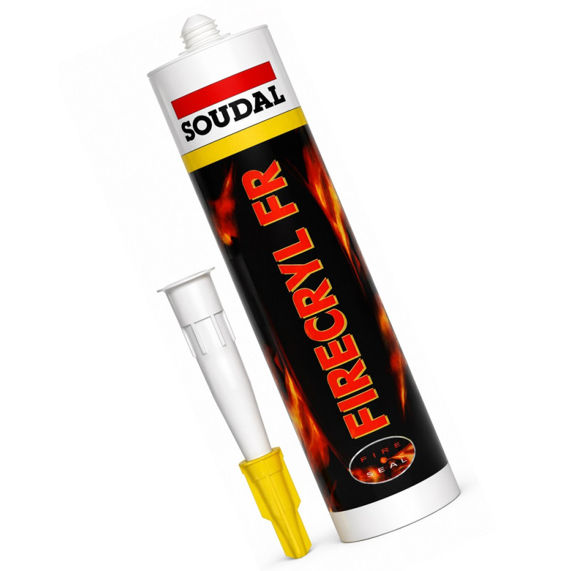 Герметик акриловый Soudal Firecryl FR 310 мл огнестойкий, белый
