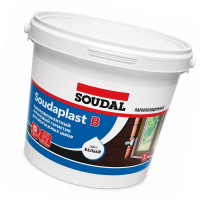 Герметик-мастика для внутренних работ Soudal Soudaplast B 7 кг, белая