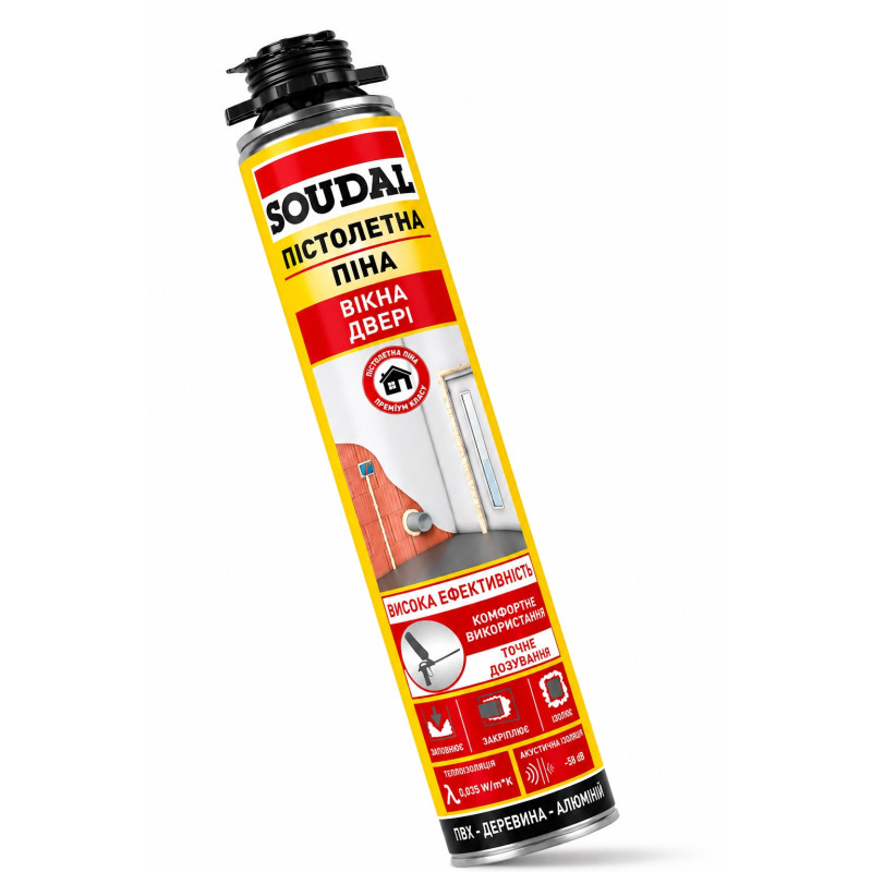 Пена монтажная Soudal 750 мл профессиональная