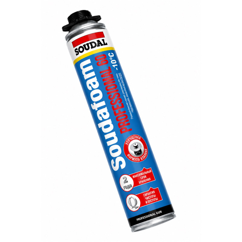 Пена монтажная зимняя Soudal Soudafoam Gun P60 750 мл профессиональная