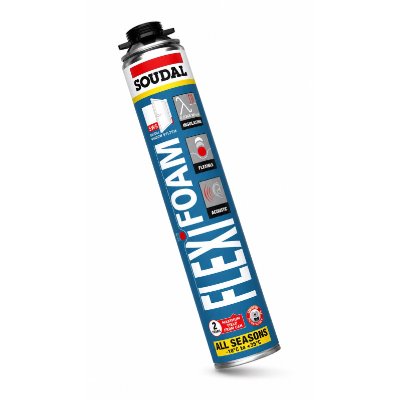 Пена монтажная высокоэластичная Soudal Flexifoam 750 мл профессиональная