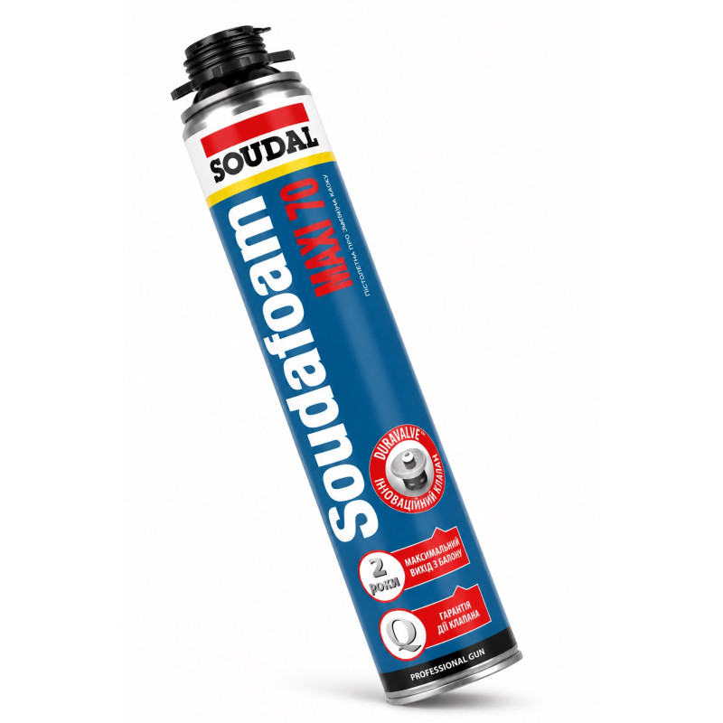 Пена монтажная Soudal Soudafoam Maxi 70 870 мл профессиональная