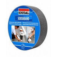 Лента монтажная битумная 225 мм × 10 метров алюминиевая, Soudal Soudaband
