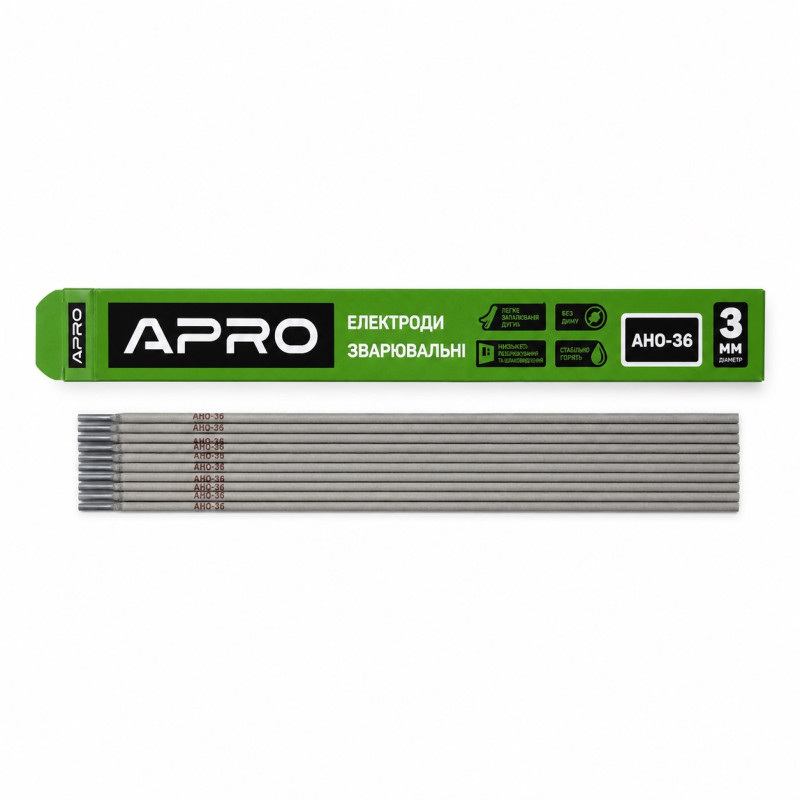 Электроды сварочные АНО-36 Apro 3 мм 2,5 кг