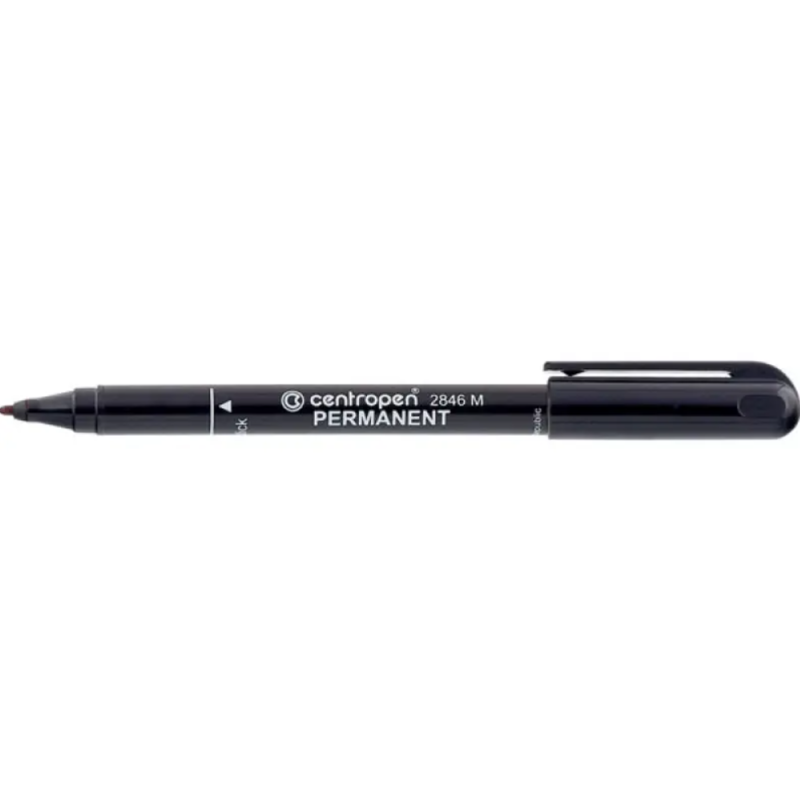 Перманентний маркер 1 мм чорний, Centropen