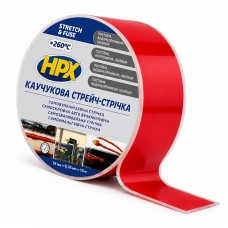 Лента изоляционная силиконовая 0.5 мм × 25 мм × 3 метри красная, HPX