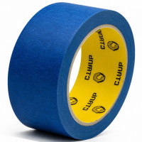 Стрічка малярна фасадна 48 мм × 150 мкм × 40 метрів синя, Сталь