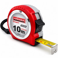 Рулетка вимірювальна 25 мм × 10 метров Haisser Compact