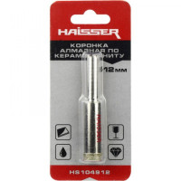 Алмазная коронка Ø 12 мм по керамограниту, Haisser