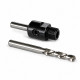 Адаптер для коронки по металлу биметаллический 1/4'' 14-30 мм Apro