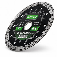 Диск алмазный отрезной Керамика Экстра 125 × 1,3 × 22,23 мм Apro