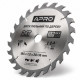  Диск пильний по дереву 185 × 1,2 × 20/16 мм 24 зуби Apro