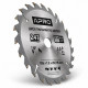  Диск пильний по дереву 185 × 1,2 × 20/16 мм 24 зуби Apro