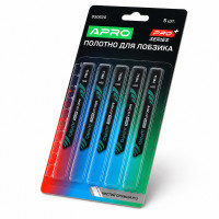 Пилка для електролобзика 76 мм T118A Apro Pro (чистий прямий різ), 5 штук в упаковці
