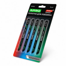 Пилка для електролобзика 100 мм T127D Apro Pro (швидкий прямой різ), 5 штук в упаковці