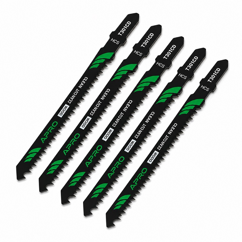 Пилка для електролобзика 116 мм T301CD Apro Pro (чистий прямий різ), 5 штук в упаковці