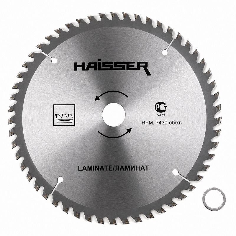 Диск пильный по ламинату 185 × 20 мм 54 зуба Haisser