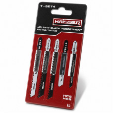 Набір пилок для електролобзика T-SET 4 Haisser 5 штук
