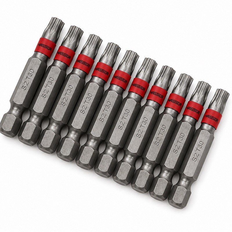 Набор бит TORX30 × 50 мм Haisser, 10 штук в упаковке