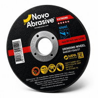 Круг зачистной по металлу 125 × 6,0 × 22,2 мм NovoAbrasive Extreme