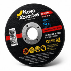 Круг зачистной по металлу 125 × 6,0 × 22,2 мм NovoAbrasive Extreme