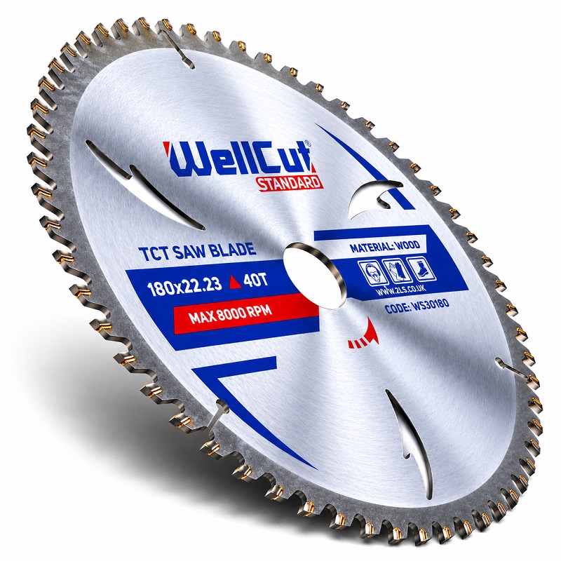  Диск пильний по дереву 230 × 22,23 мм 40 зубців WellCut