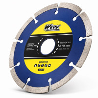 Диск алмазный отрезной сегментный 125 × 7 × 22,2 мм Werk Segment