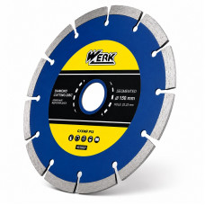 Диск алмазный отрезной сегментный 150 × 7,5 × 22,2 мм Werk Segment